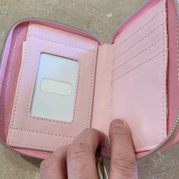 Loungefly Disney Pink Heart Wallet Winnie the Pooh and Tigger and eore NWT - Picture 6 of 6